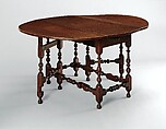 Oval table with falling leaves, Soft maple, white pine, American