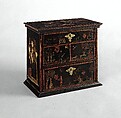 Small chest of drawers, Painted maple, yellow pine, American