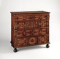 Chest of drawers, Attributed to The Symonds Shop Tradition, Red oak, walnut, cedar, maple, white pine, American