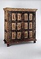 Kast, Painted white oak, red oak, American