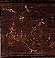Chest with drawer, Painted white pine, yellow pine, yellow poplar, oak, American