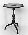 Tilt-top Tea Table, Maple, mahogany, bird's-eye maple, American