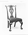 Side chair, Mahogany, white pine, American