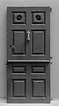 Exterior Door from Dr. Stephen Thorn House, New Hackensack, New York, Sweet gum, oak, American
