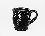 Pitcher, Earthenware with slip decoration, American