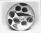 Saucer, Earthenware, spatterware