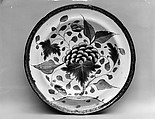 Dish, Earthenware, gaudy dutch, British (American market)