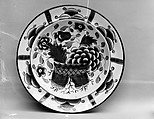 Dish, Earthenware, gaudy dutch, British (American market)