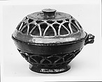 Covered Bowl, David Haring American, Earthenware, American