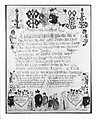 Birth and Baptismal Certificate, Ink and watercolor on paper, American