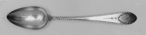 Tea Spoon, Probably Samuel Parmelee (1737–1803), Silver, American