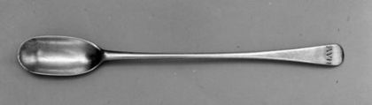 Spoon, Myer Myers (1723–1795), Silver, American