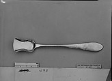 Salt Shovel, Nehemiah Norcross  American, Silver, American