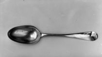 Spoon, Ebenezer Chittenden (1726–1812), Silver, American