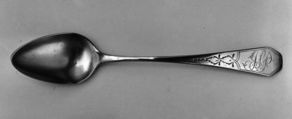 Tea Spoon, Thaddeus Keeler  American, Silver, American