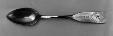 Tea Spoon, Nicholas Burdock American, Silver, American