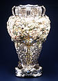 The Magnolia Vase, Tiffany &amp; Co. (1837–present), Silver, enamel, gold, and opals, American