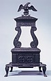 Stove, Francis S. Low, Cast iron, American