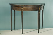 Card Table, Stephen Goddard (1764–1804), Mahogany, satinwood, ivory, tulip poplar, chestnut, American