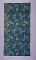 Wild-aster textile, Cotton, silk, American