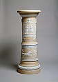 Centennial Pedestal, Designed by Karl L. H. Müller (1820–1887), Porcelain, American
