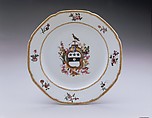 Plate, Porcelain, Chinese, for American market