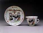 Saucer, Porcelain, Chinese, for American market