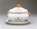 Underplate, Porcelain, Chinese, for American market