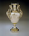 Vase, Tiffany & Co. (1837–present), Silver, silver-gilt, and glass or stone, American