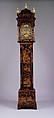 Tall Clock, Joseph Ward (active ca. 1740–60), Japanned white pine; brass, iron, glass, American