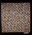 Quilt, Tumbling Blocks with Signatures pattern, Adeline Harris Sears (1839–1931), Silk, American