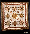 Quilt, Star of Bethlehem pattern variation, Cotton, American
