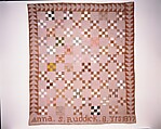Nine Patch Quilt, Anna Susan Ruddick Trowbridge (1869–1949), Cotton, American