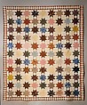 Star of Lemoyne Quilt, Rebecca Davis, Cotton, American