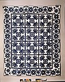 Quilt, Oak Leaf pattern, Cotton, American