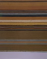 Woven Rug, Wool and cotton, woven, American