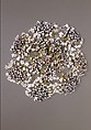 Queen Anne's Lace Hair Ornament, Designed by Louis C. Tiffany (American, New York 1848–1933 New York), Silver, copper, opals, demantoid garnets, garnets, and enamel, American