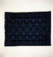 Coverlet, Wool, woven, American