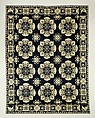 Coverlet, Probably Asahel Phelps, Cotton and wool warp and weft, woven, American