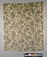 Daffodil textile, Candace Wheeler (American, Delhi, New York 1827–1923 New York), Printed and woven cotton velvet, American
