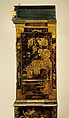 High chest of drawers, Japanned maple, japanned white pine, white pine, japanned birch; brass, American