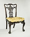 Side Chair, Attributed to Benjamin Randolph (American, 1737–1792), Mahogany, northern white cedar; upholstery (modern), American