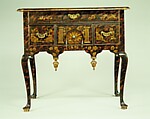 Dressing table, Japanned maple, white pine, American