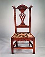 Side Chair, Attributed to Samuel Dunlap (active ca. 1789–1815), Cherry, American