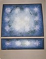Design for ceiling of Hershey Theater, Hershey, Pennsylvania, Louis C. Tiffany (American, New York 1848–1933 New York), Watercolor, gouache, aluminum paint and bronze powder metallic ink on artist board with original shaped window mat, American