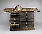 Work bench from Tiffany Studios, Tiffany Studios (1902–32), Wood, metal, and glass, American