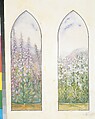 Suggestion for window, Mr. C. H. McCormick, Louis C. Tiffany (American, New York 1848–1933 New York), Watercolor, gouache, graphite, and ink on artist board with original mat, American