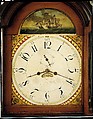 Tall Clock, Case by John Doggett (1780–1857), Mahogany, maple, white pine, American