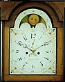 Tall Clock, Joakim Hill (1783–1869), Mahogany, maple, cherry, tulip poplar, white pine, American