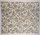 Daffodil textile, Candace Wheeler (American, Delhi, New York 1827–1923 New York), Printed and woven cotton velvet, American
